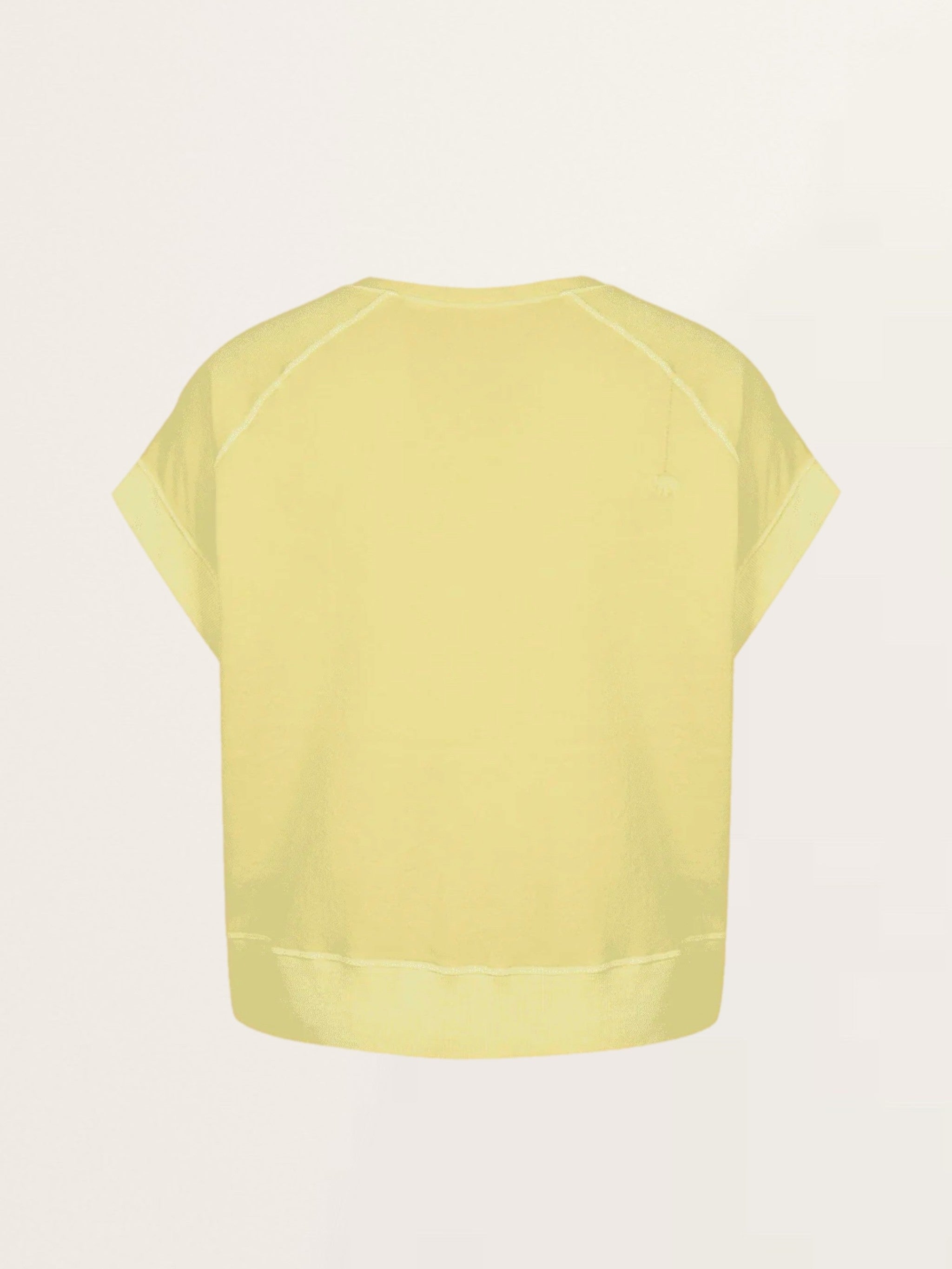 Kurzarm Sweatshirt TORIA in Lemoade