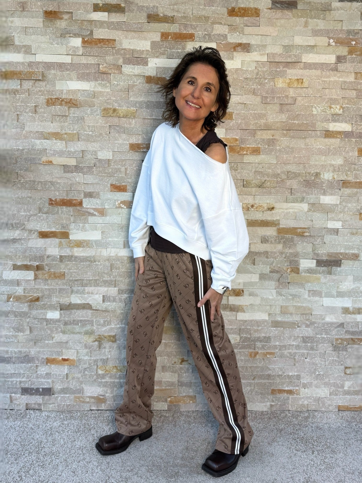 Track Pants Monogram in Toffee