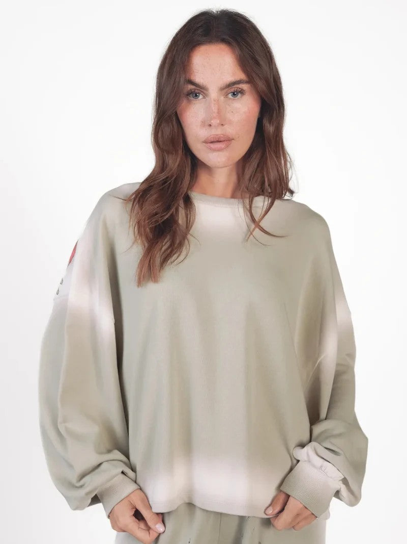 Oversized Sweatshirt TARI mit Blumendruck