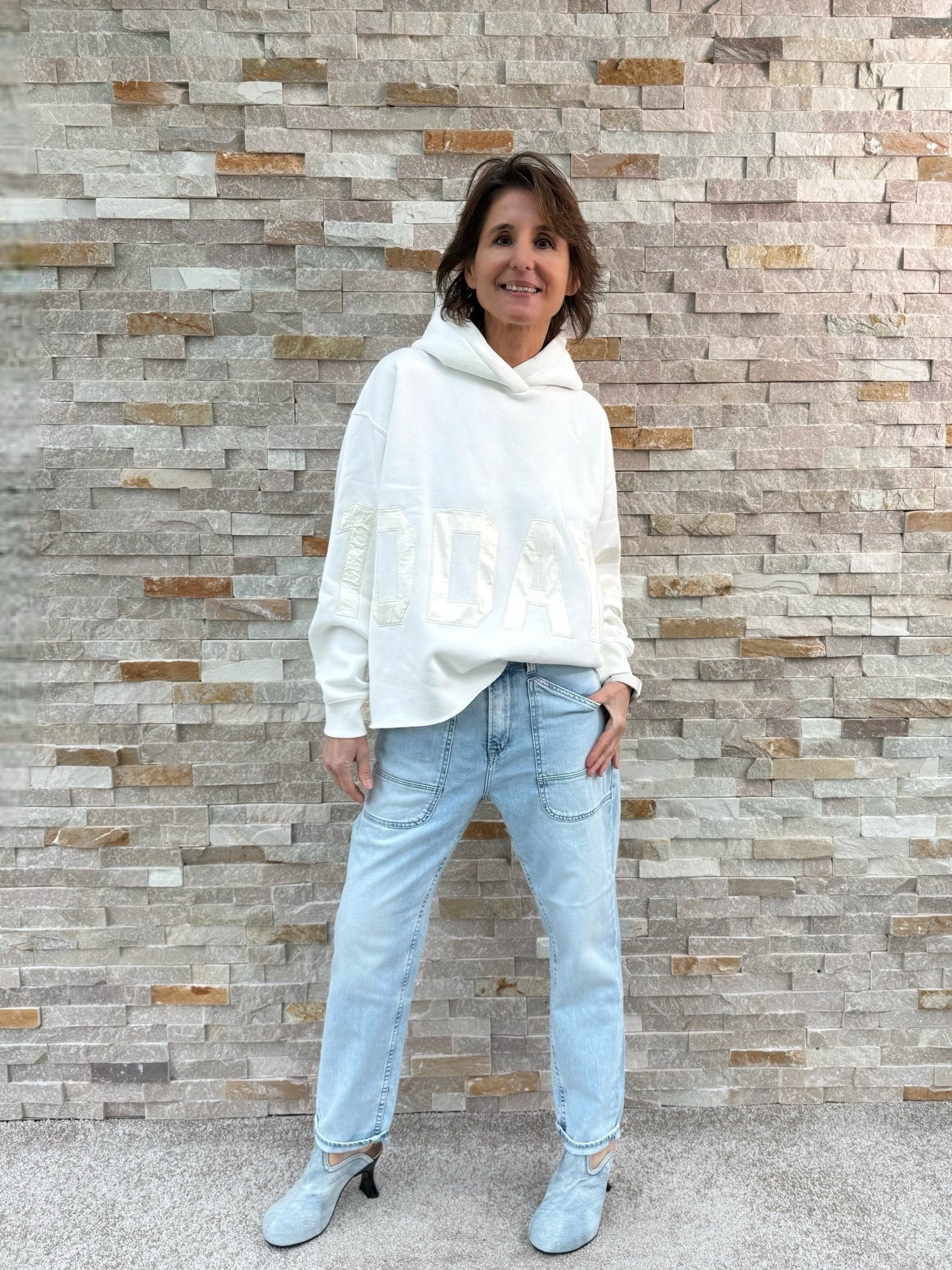 Girl Friend Jeans FERREOL in Hellblau