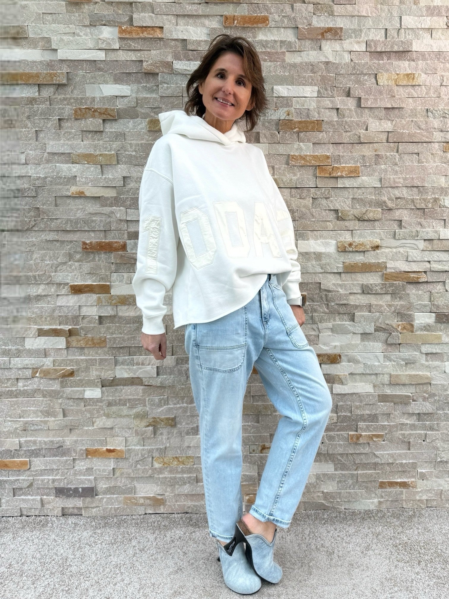 Girl Friend Jeans FERREOL in Hellblau