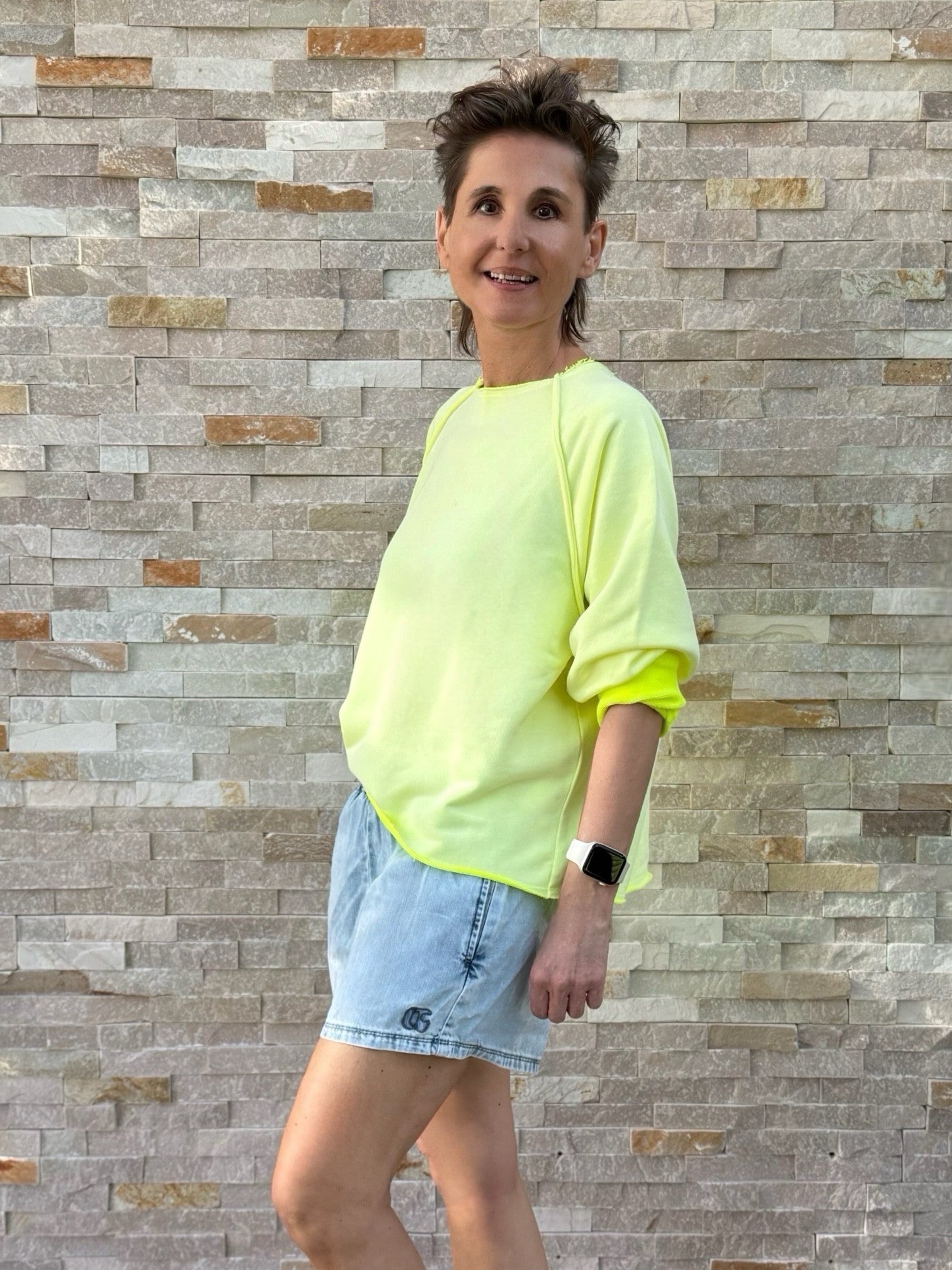 Denim Shorts GINESTE in Light Blue