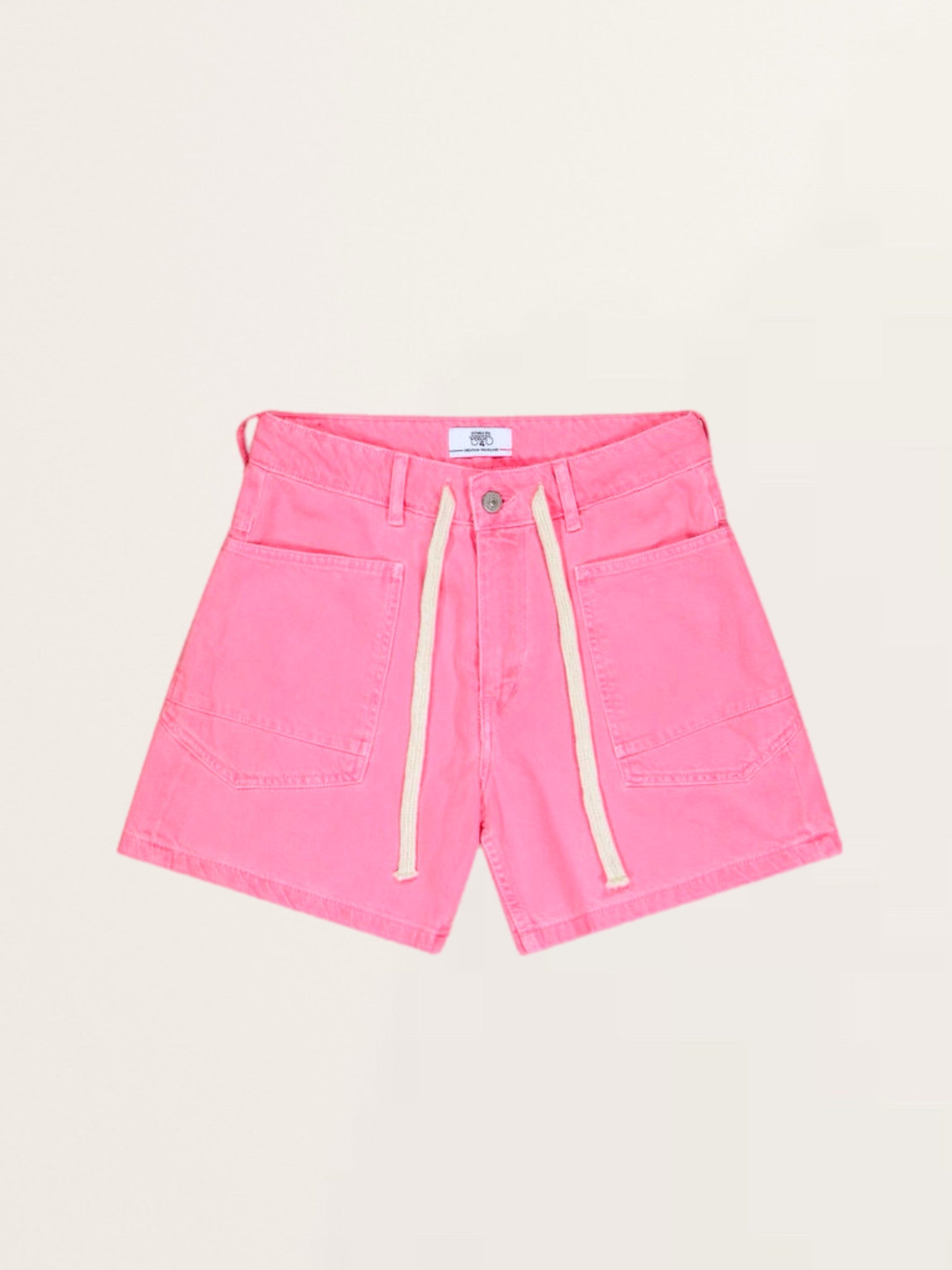 MADO Jeans Shorts in Fluorescent Pink
