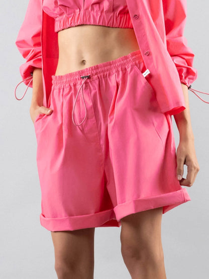 Shorts Bermuda in Farbe Camelia