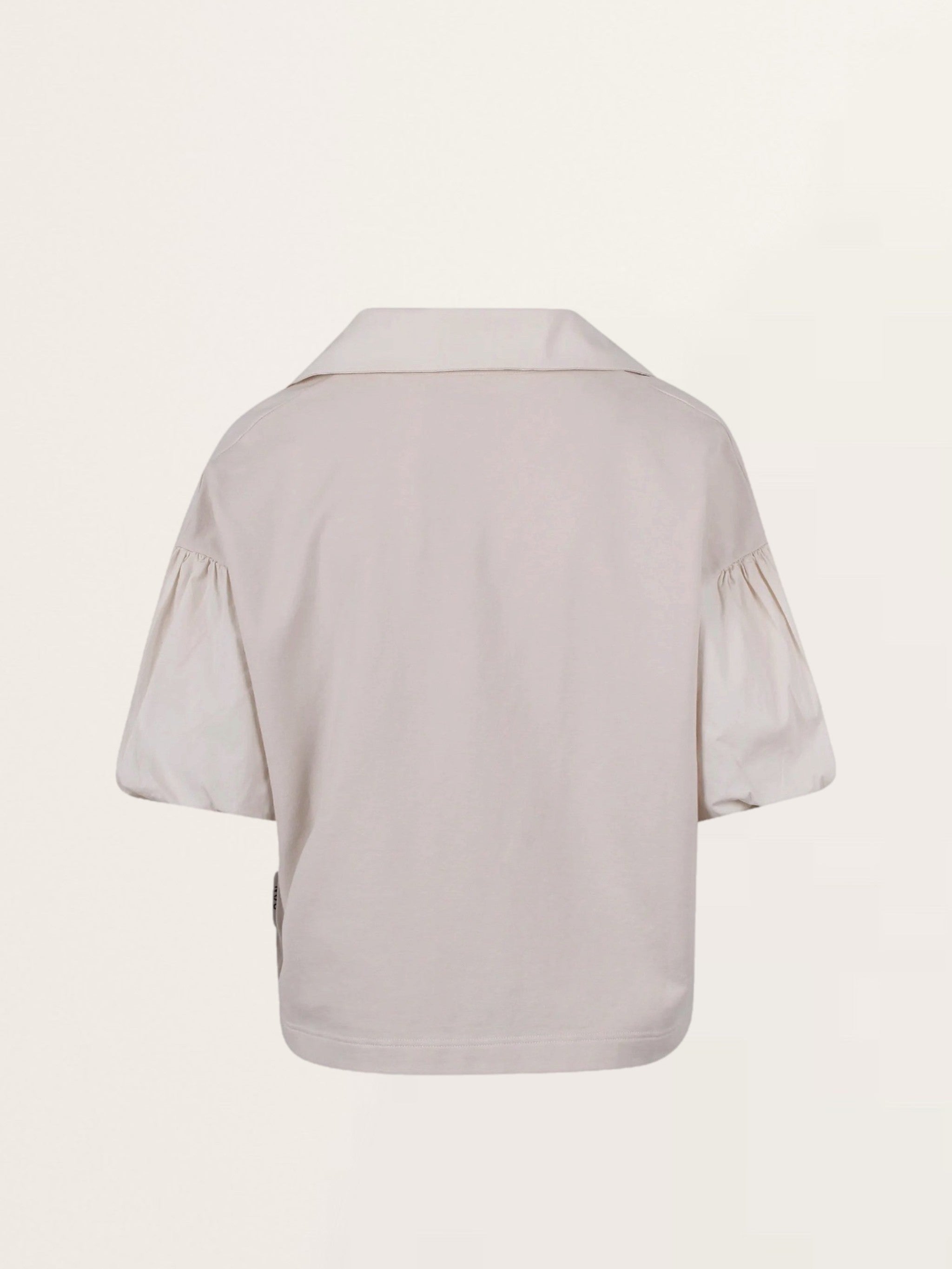 Polo Sweatshirt mit Muselin Ärmel in Calce