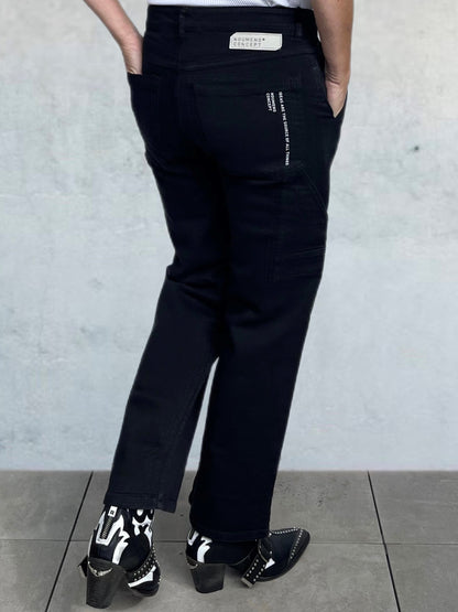 Chino Jeans in Schwarz