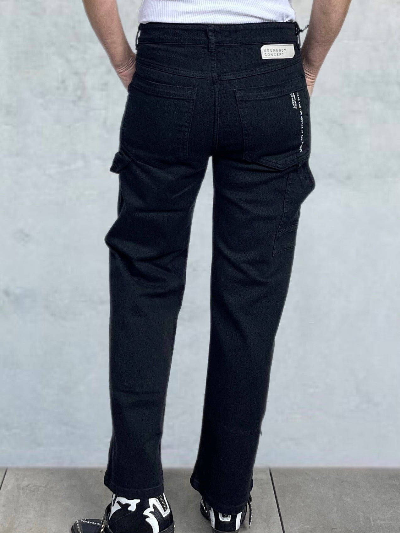 Chino Jeans in Schwarz