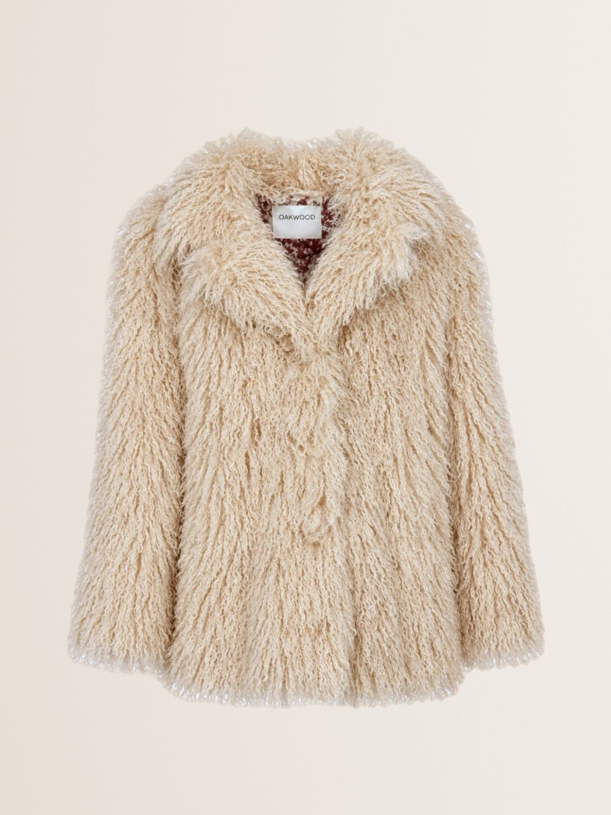 Felljacke KIWI FAUX FUR JACKET in light beige