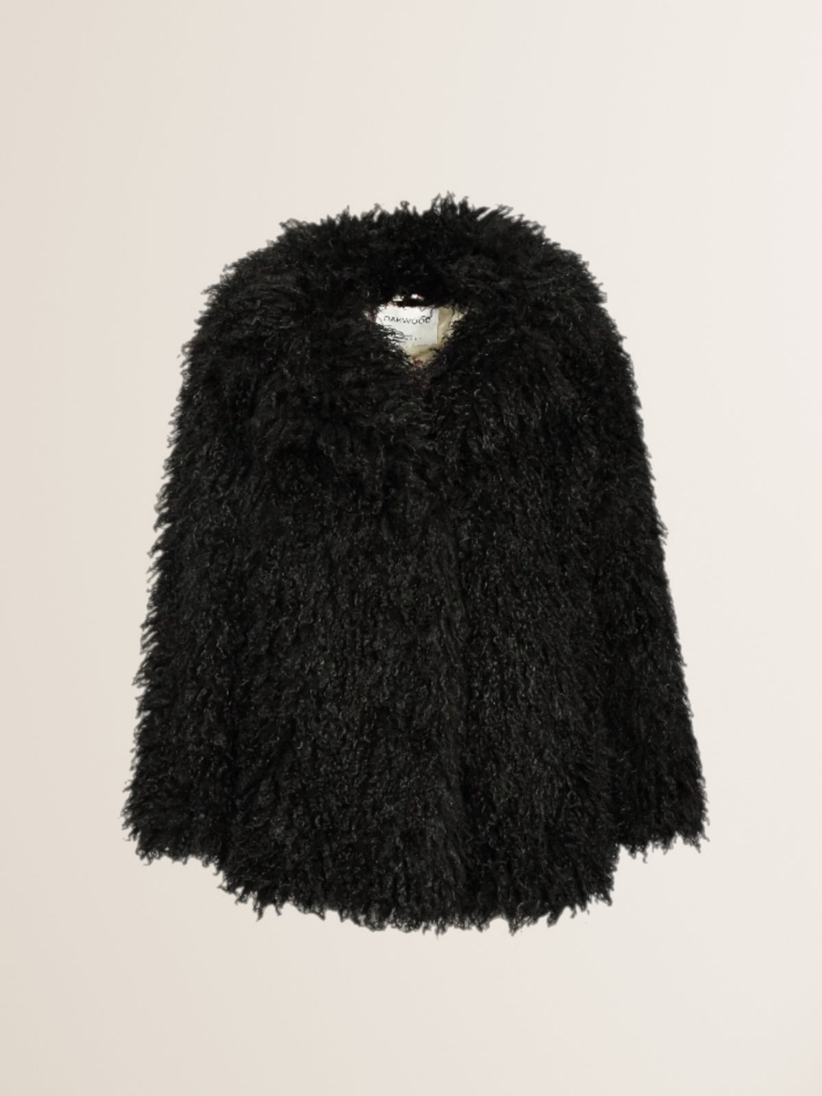 Felljacke KIWI FAUX FUR JACKET in Schwarz