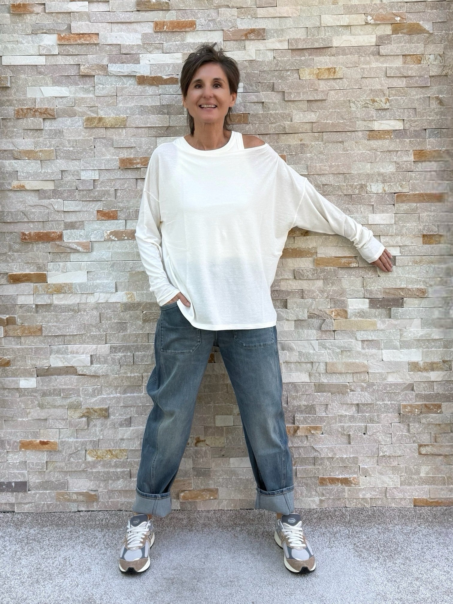Longsleeves Shirt OUDREAMY in chalk