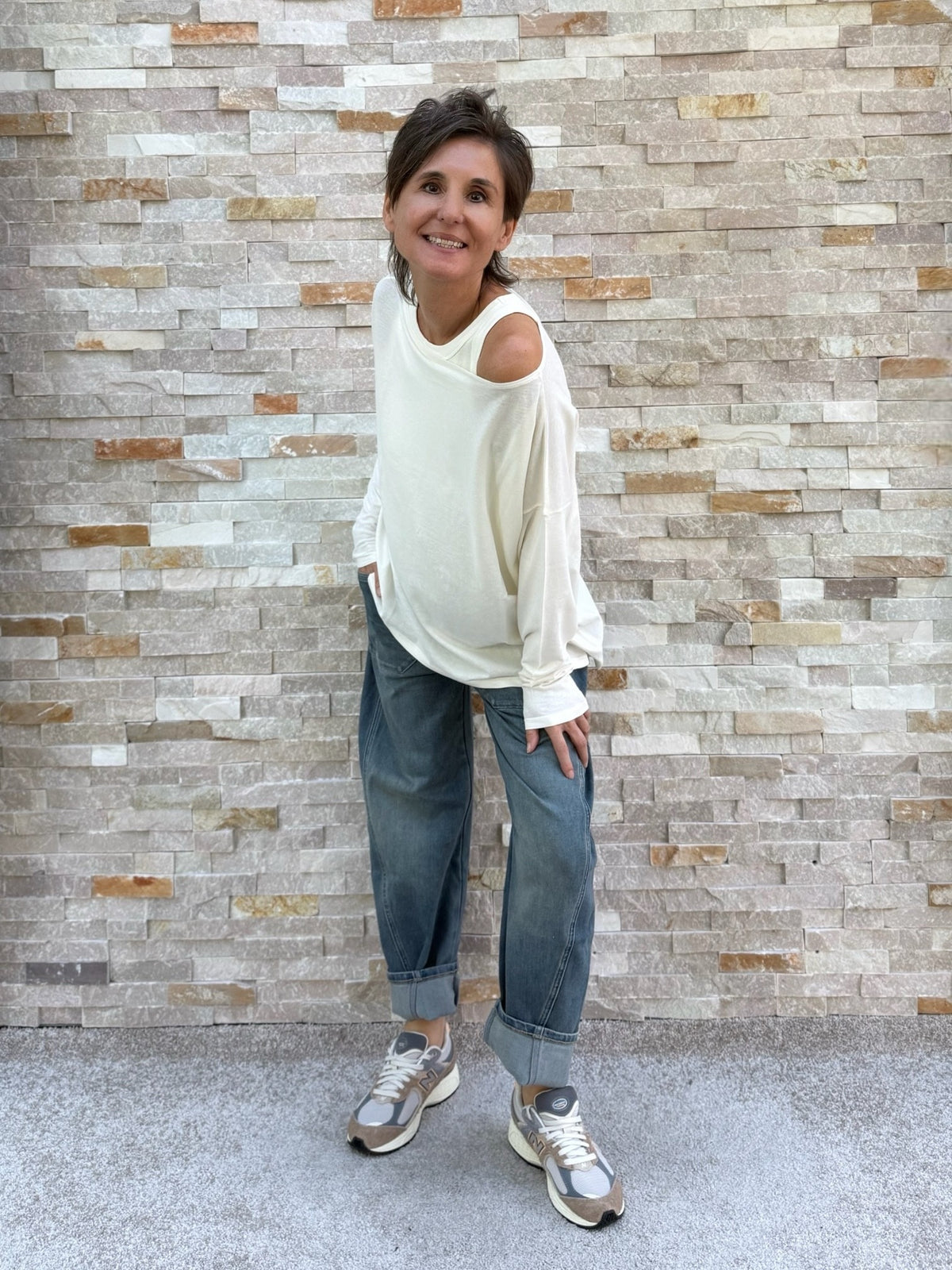 Longsleeves Shirt OUDREAMY in chalk