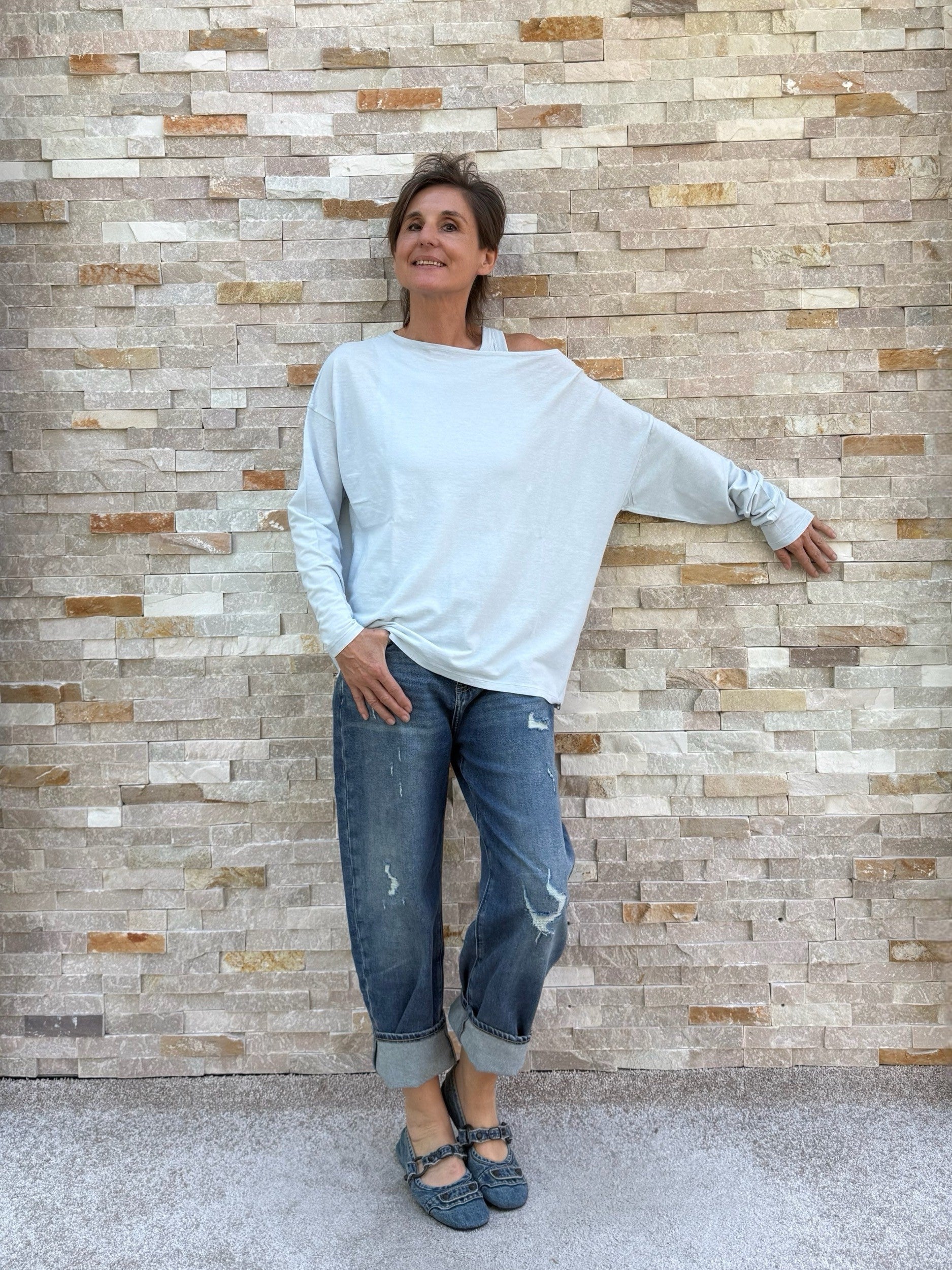 Longsleeves Shirt OUDREAMY in ice melt