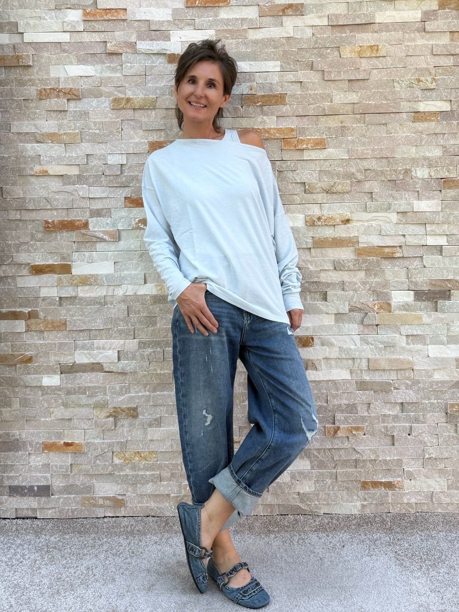 Longsleeves Shirt OUDREAMY in ice melt