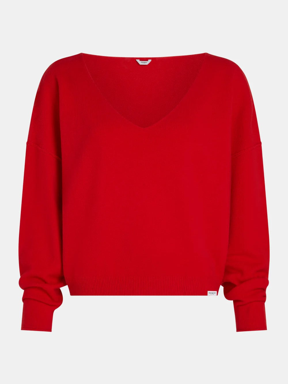 Pullover mit V-Ausschnitt in Tomato