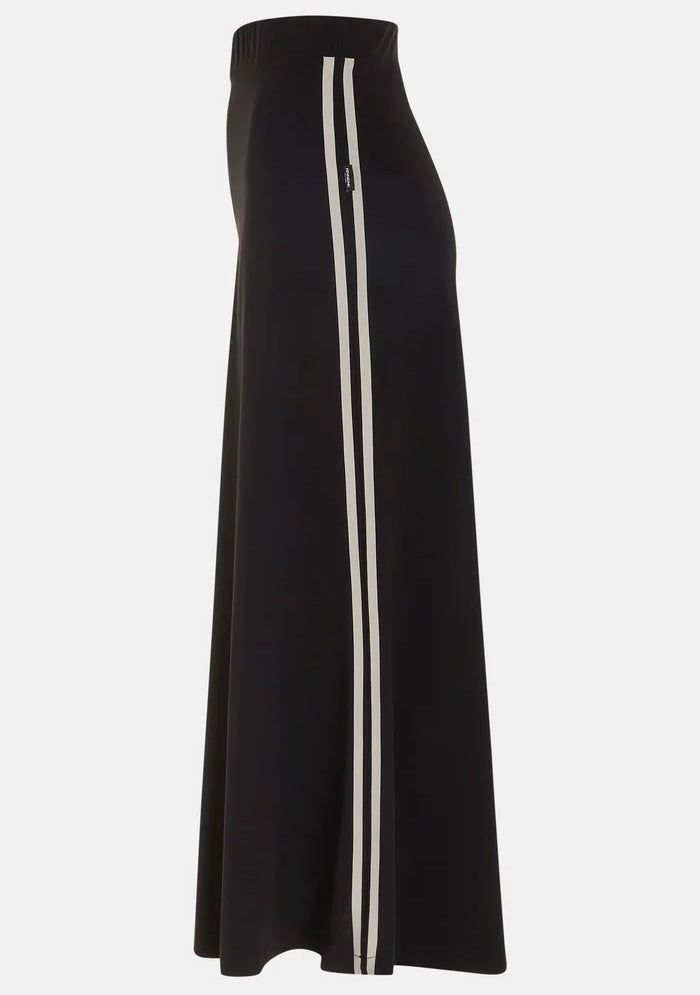 Midi Rock Anna Stripe Schwarz