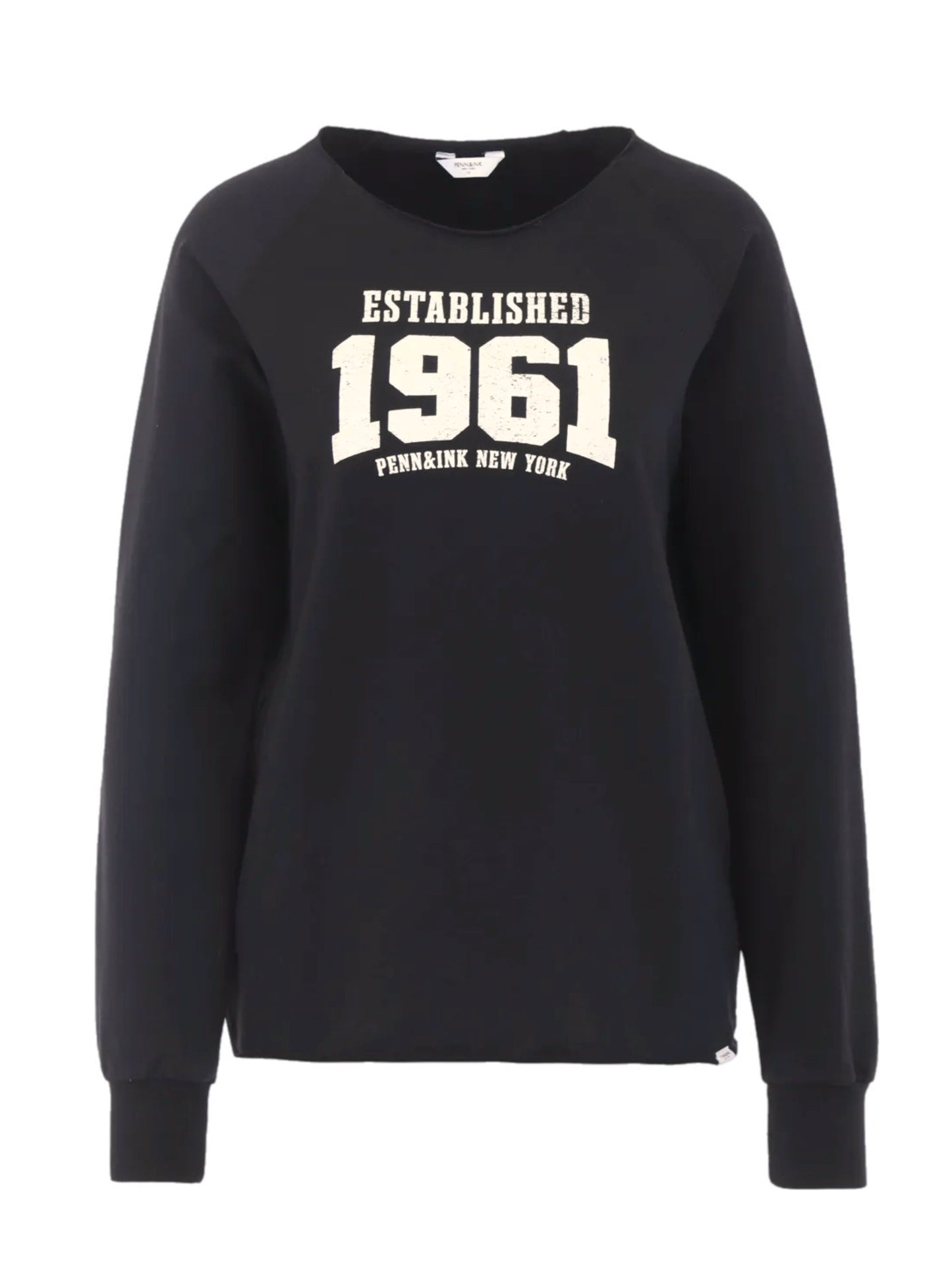 Logo Print Sweatshirt Schwarz