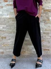 O-Shape Hose TELMA in Schwarz
