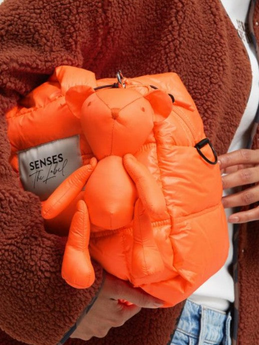 Bag charm AVE:LINE in Volt Orange