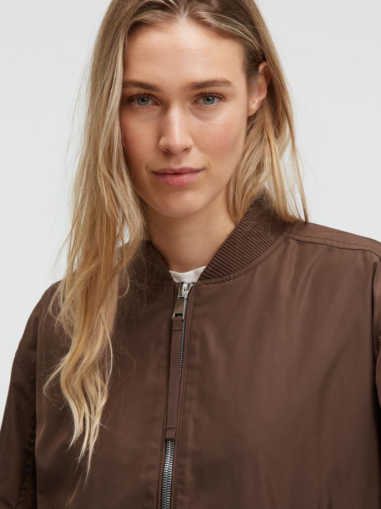 Blouson OM:BER im Aviator-Stil in Braun