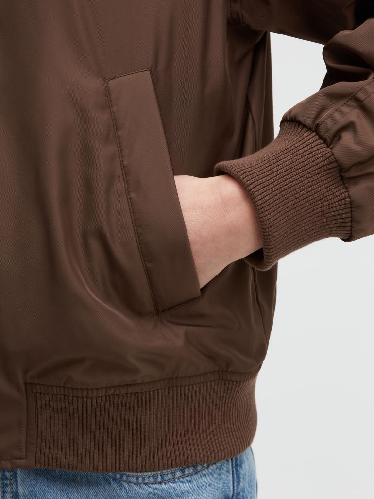 Blouson OM:BER im Aviator-Stil in Braun
