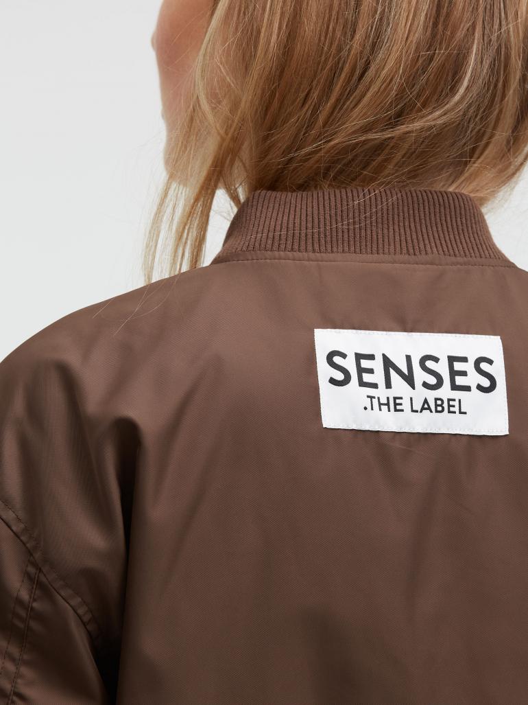 Blouson OM:BER im Aviator-Stil in Braun