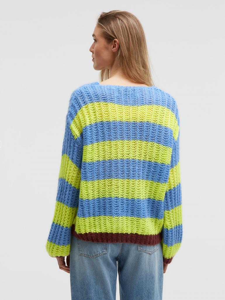 Gestreifter Pullover KI:LIAN Loose Knit