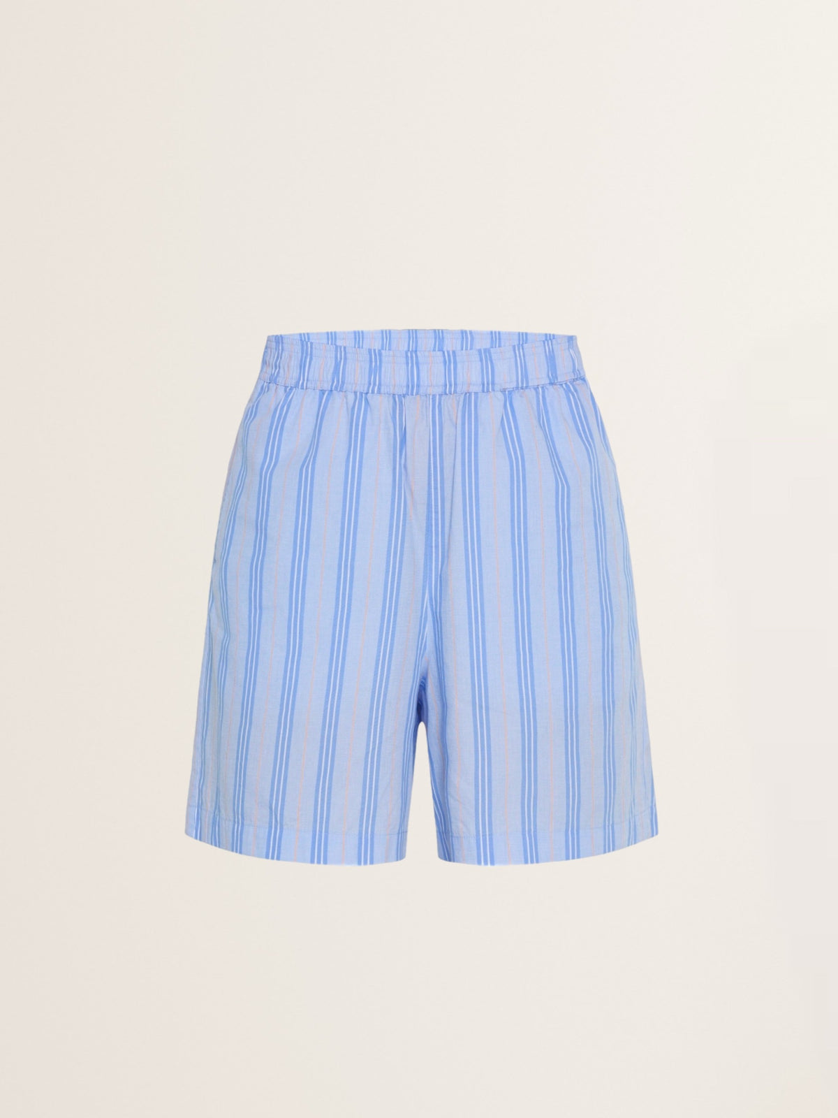 Gestreifte Shorts PR:AD im Pyjama-Stil shirt blue / iconic orange