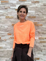Longsleeve TAB:BY mit Raglanärmel in volt orange