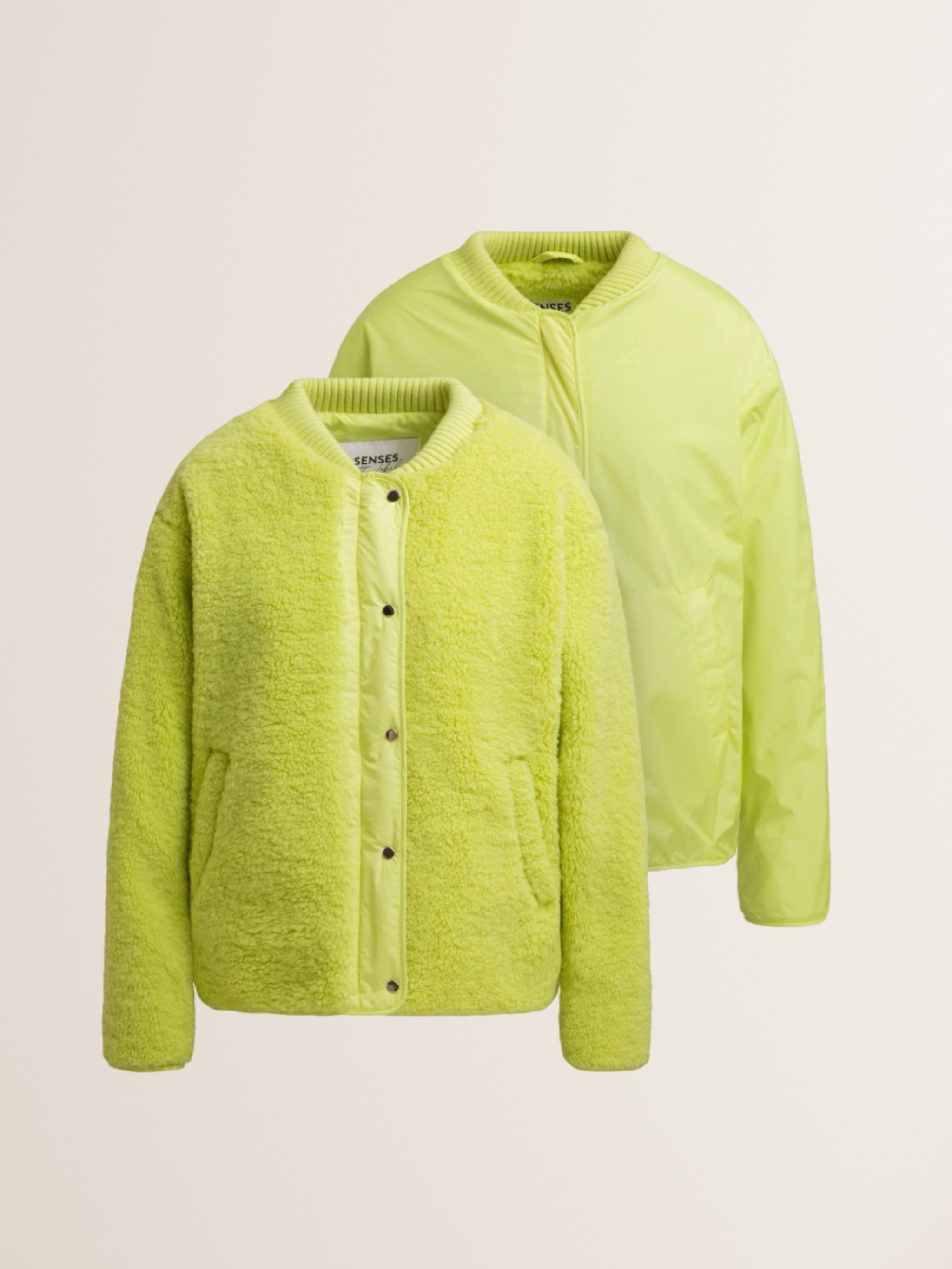 2-in-1 Wendjacke OK:RA im Blouson-Stil cool lime