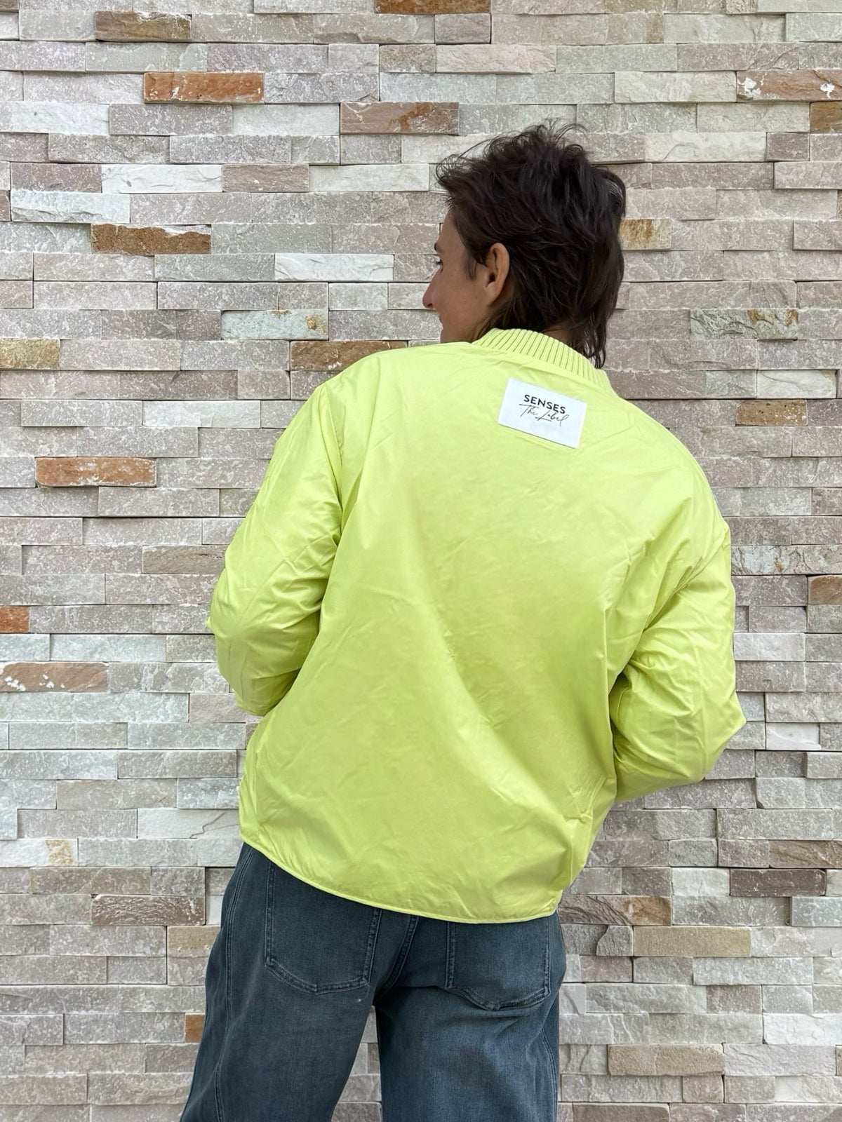 2-in-1 Wendjacke OK:RA im Blouson-Stil cool lime
