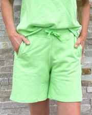 Sweat Shorts in Fresh Green
