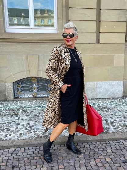 Trenchcoat mit Applikationen auf dem Rücken Leo Print