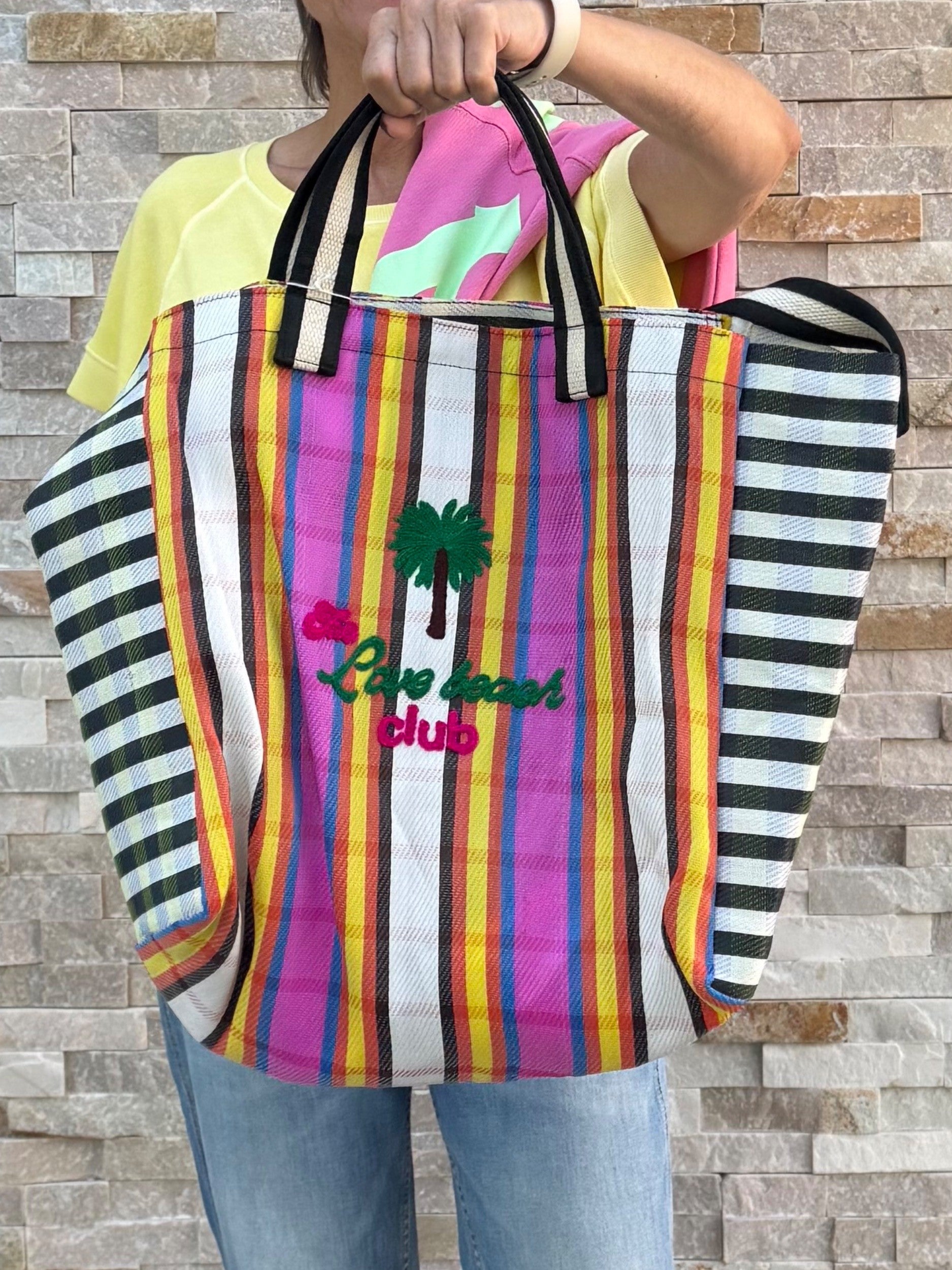 Alex Max Shopping Bag gestreift
