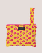 Kleine Stofftasche Lucky Clutch 009 in Gelb