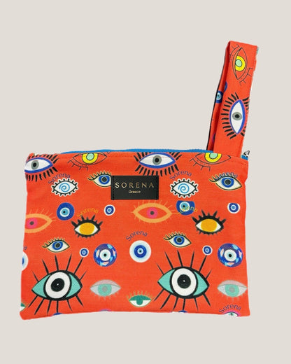 Kleine Stofftasche Lucky Clutch 012 Orange