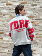 Oversized LA Daydream Sweatshirt in Grey