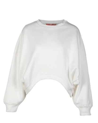 Cropped Sweatshirt Offwhite