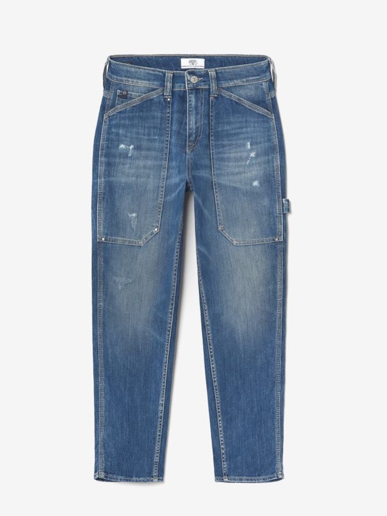 Jeans UNION with patch pockets medium blue