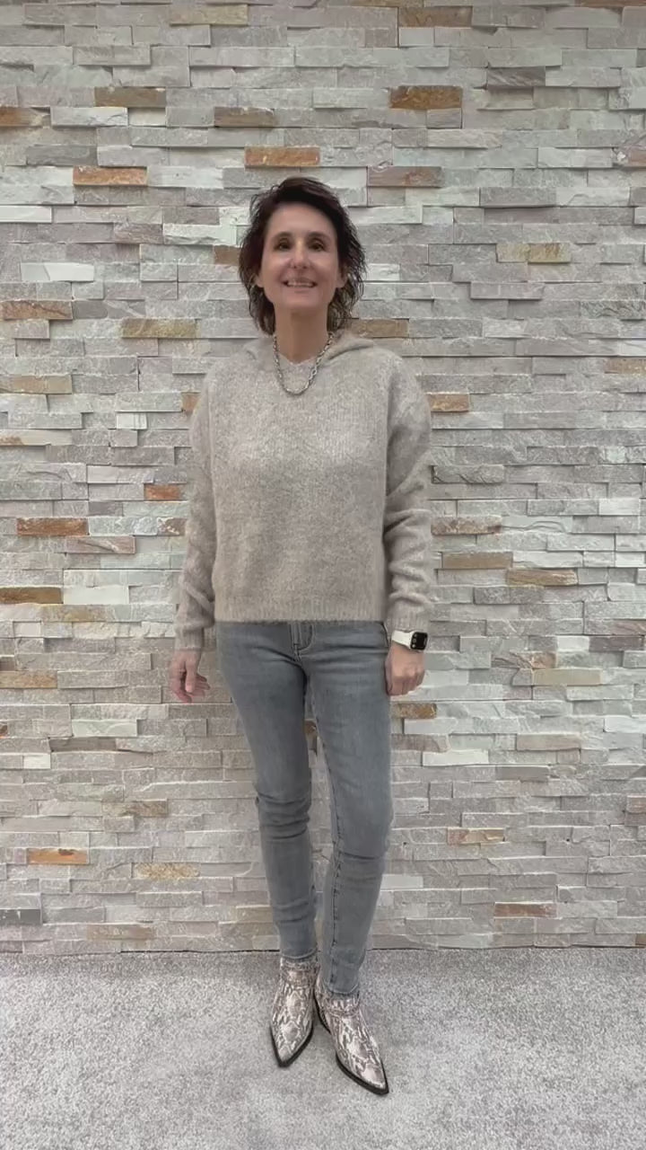 Video laden: Skinny Jeans MANOU in Medium Grey