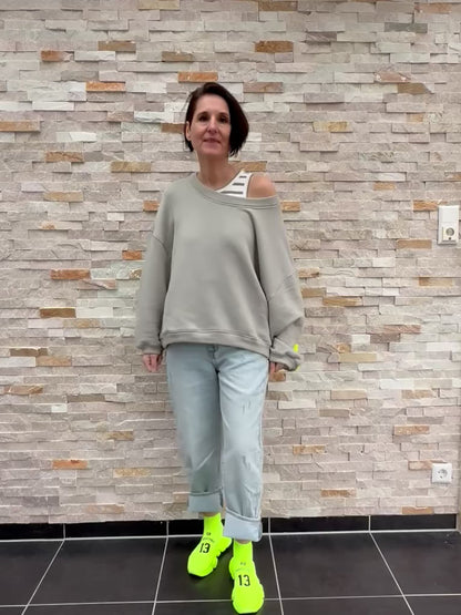 Oversized Sweatshirt SKY Paradise Rückendruck Rock Ridge