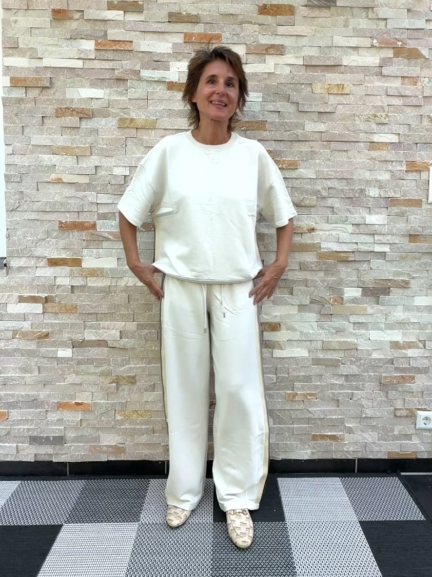 Video laden: 1/2 Sweatshirt &quot;short sleeve sweater patch&quot; in cleansing kit