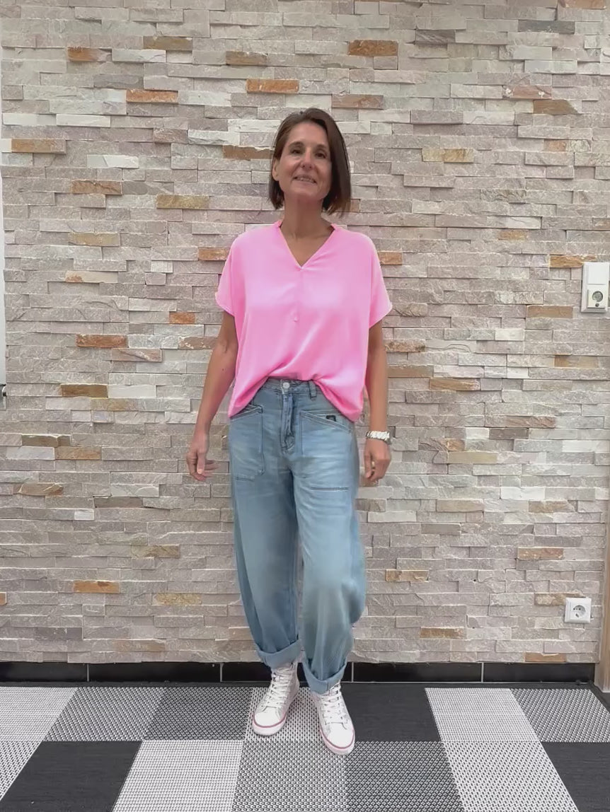 Video laden: Jeans Isabella O-Shape in Papua Blue