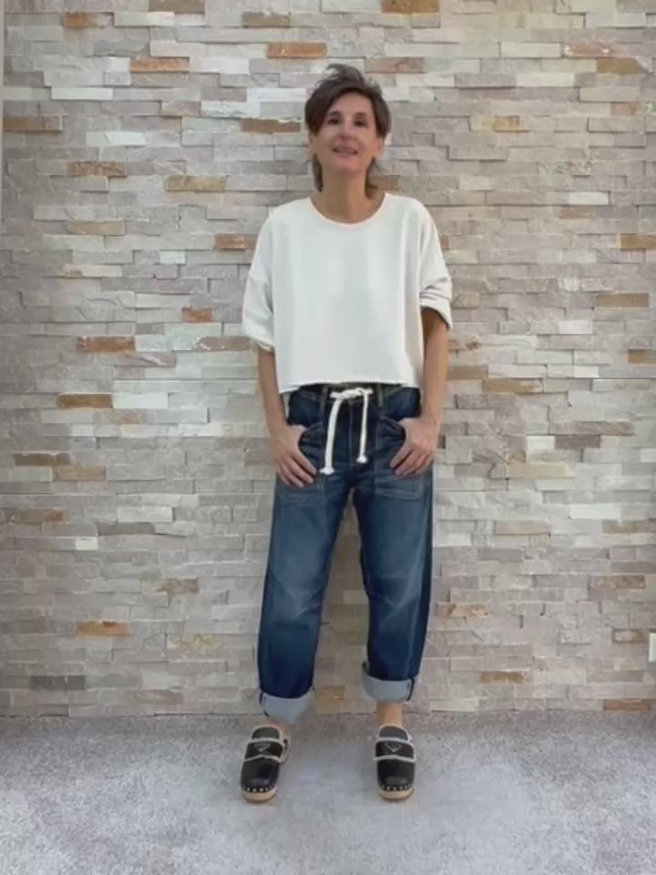 Video laden: Jeans balloon Madie blau Nr.1