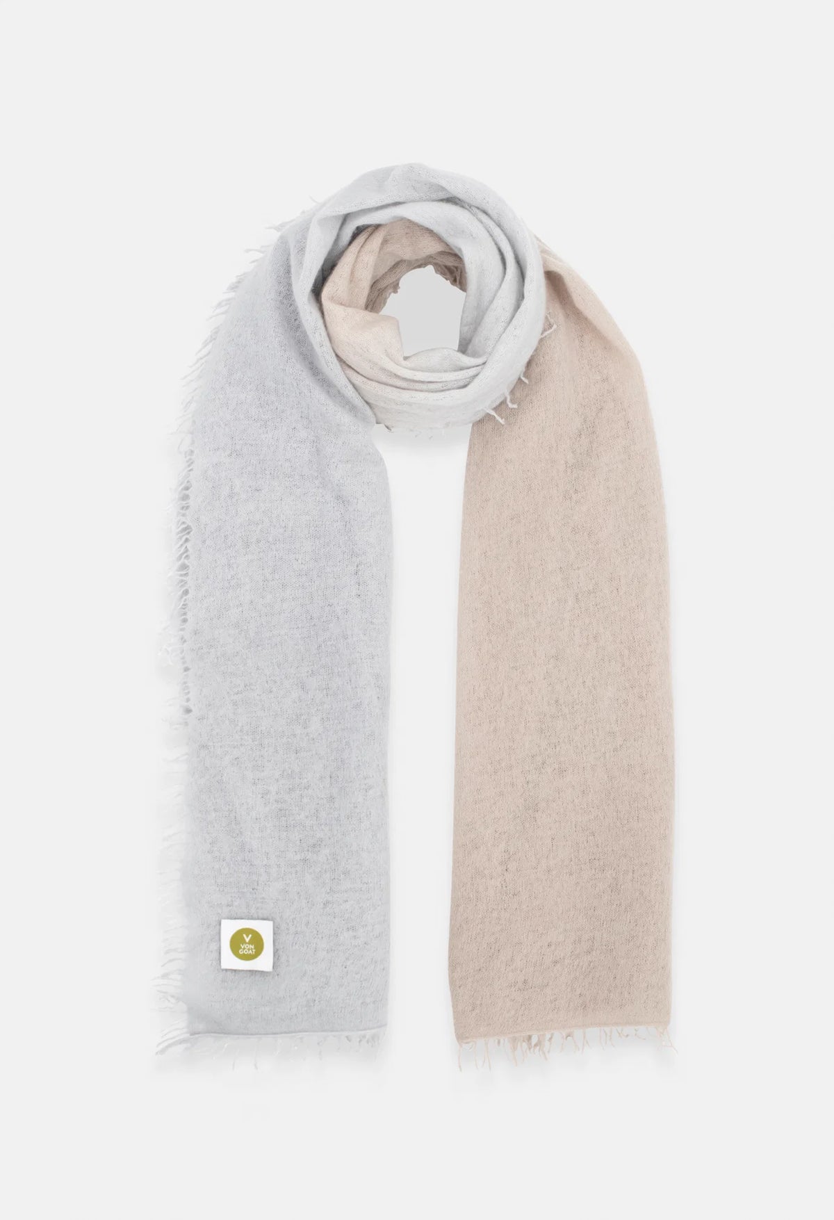 Cashmere Schal Farbverlauf Zusigrey / Zusibeige